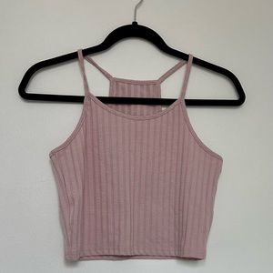 Ribbed crop top